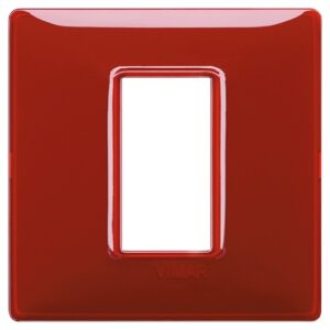 Placca 1M Reflex Rubino per scatola rotonda